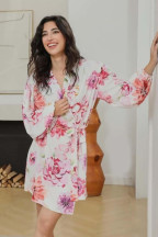 Polyester Floral Robe