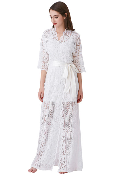Mia Lace Robe