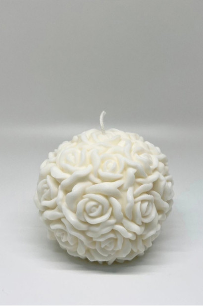 Rose Ball Candle