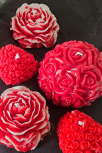 Rose Ball Candle