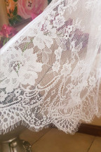 Scollop Eye Lash or Satin Edge Lace Robes